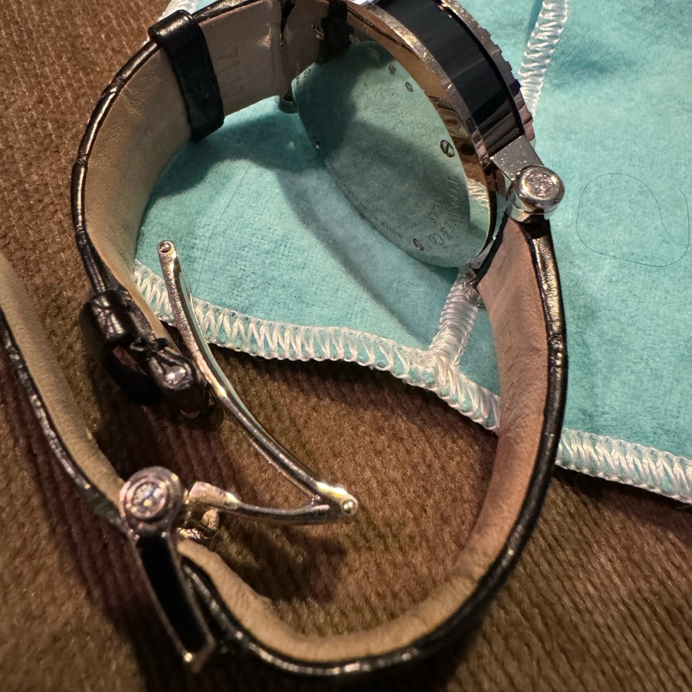 Tiffany & Co Atlas watch 18k white gold with diamonds - Picture 11 of 16